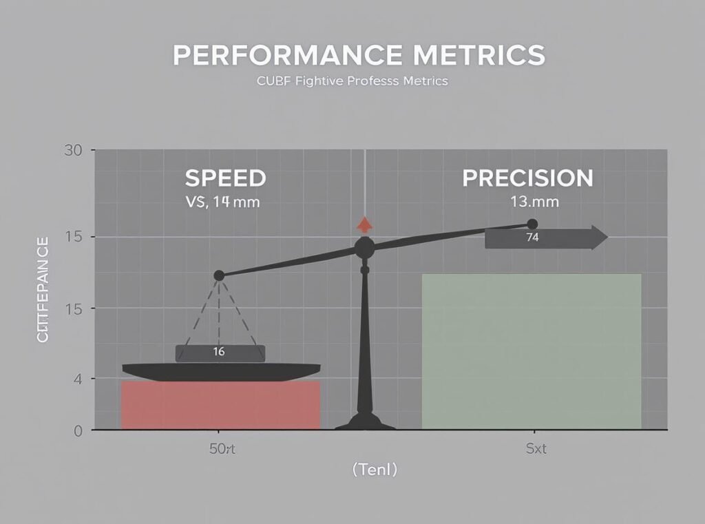 Performance comparison chart showing wide vs narrow hair dryer nozzle differences