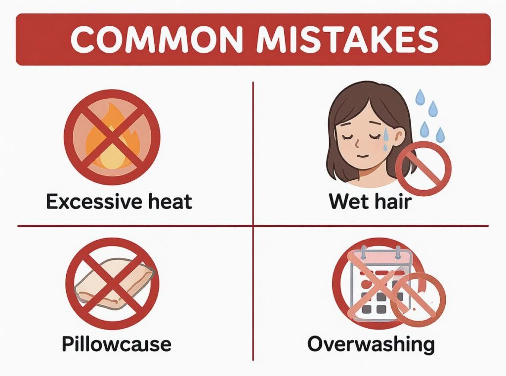 Common mistakes to avoid when styling keratin-treated hair with heat tools