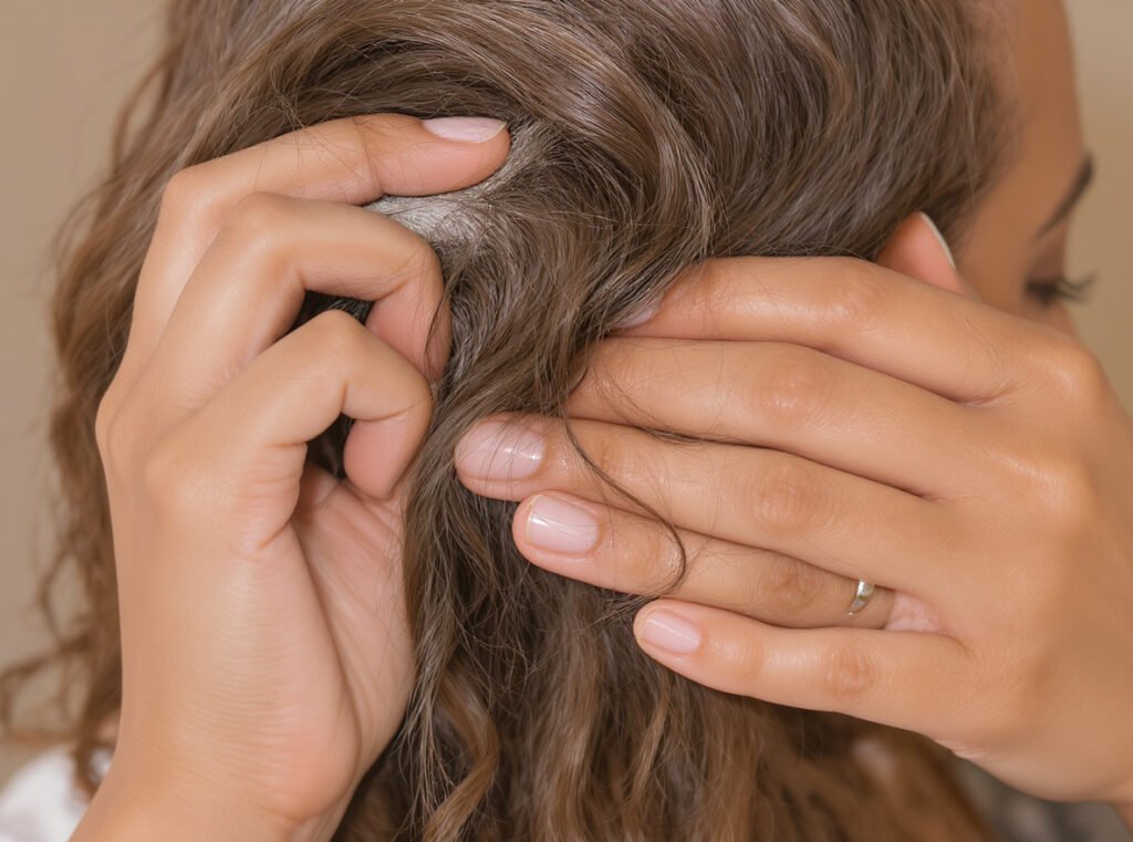 Testing curl bounce and dryness after diffusing to prevent over-processing