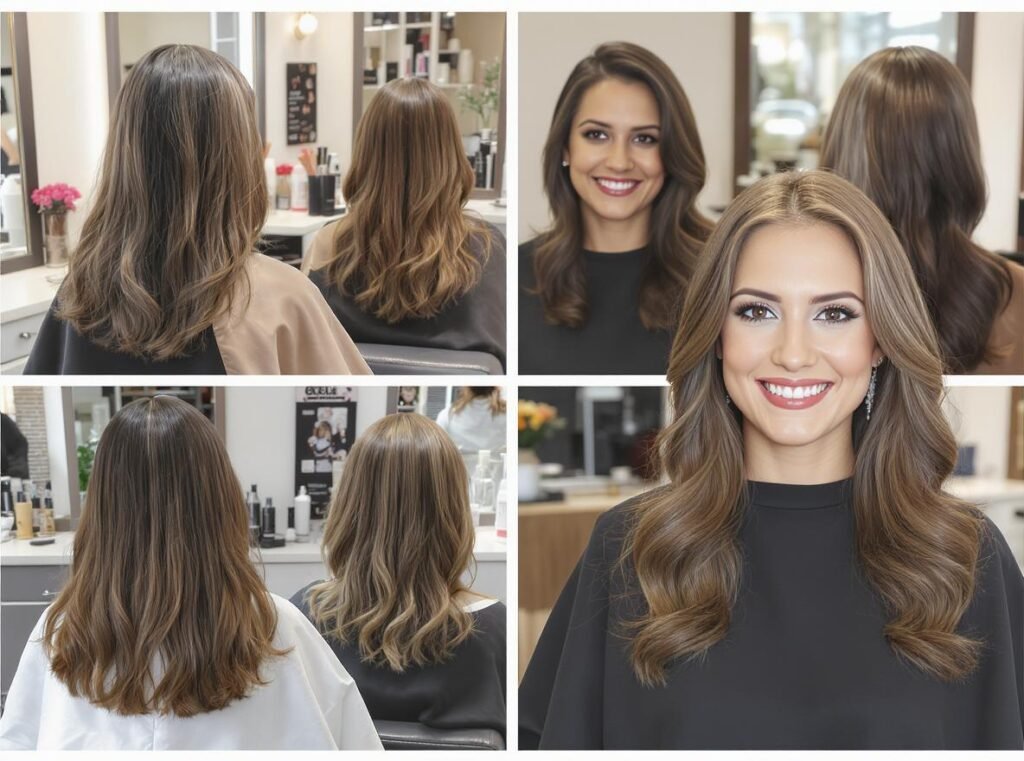 Professional hair styling results achieved with wide airflow nozzle hair dryers