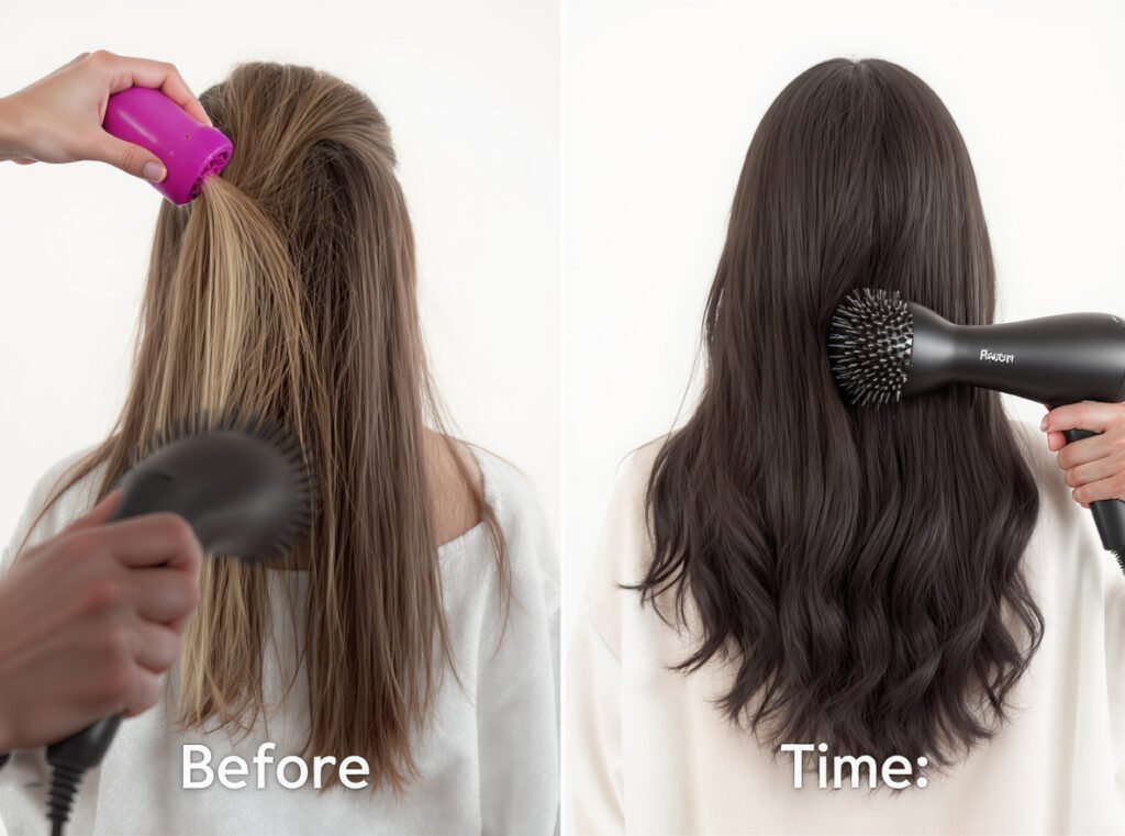 Air drying vs blow drying hair extensions comparison techniques