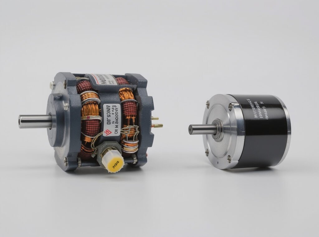 AC motor vs brushless motor size and weight comparison for hair dryers