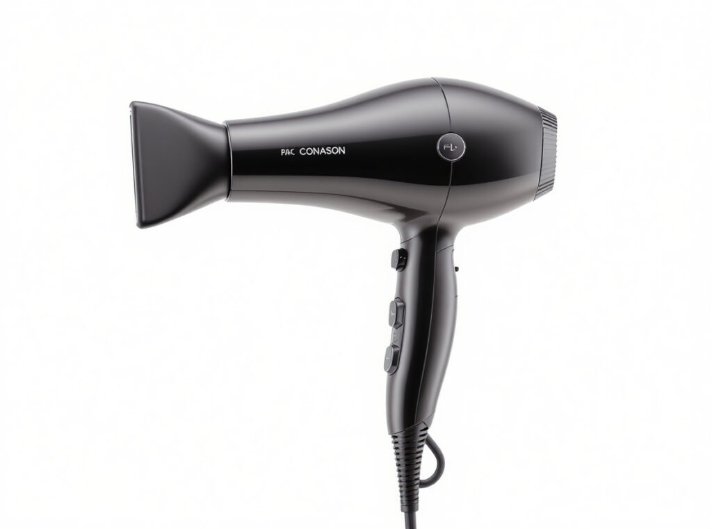 Professional high-speed hair dryer with digital display advanced technology