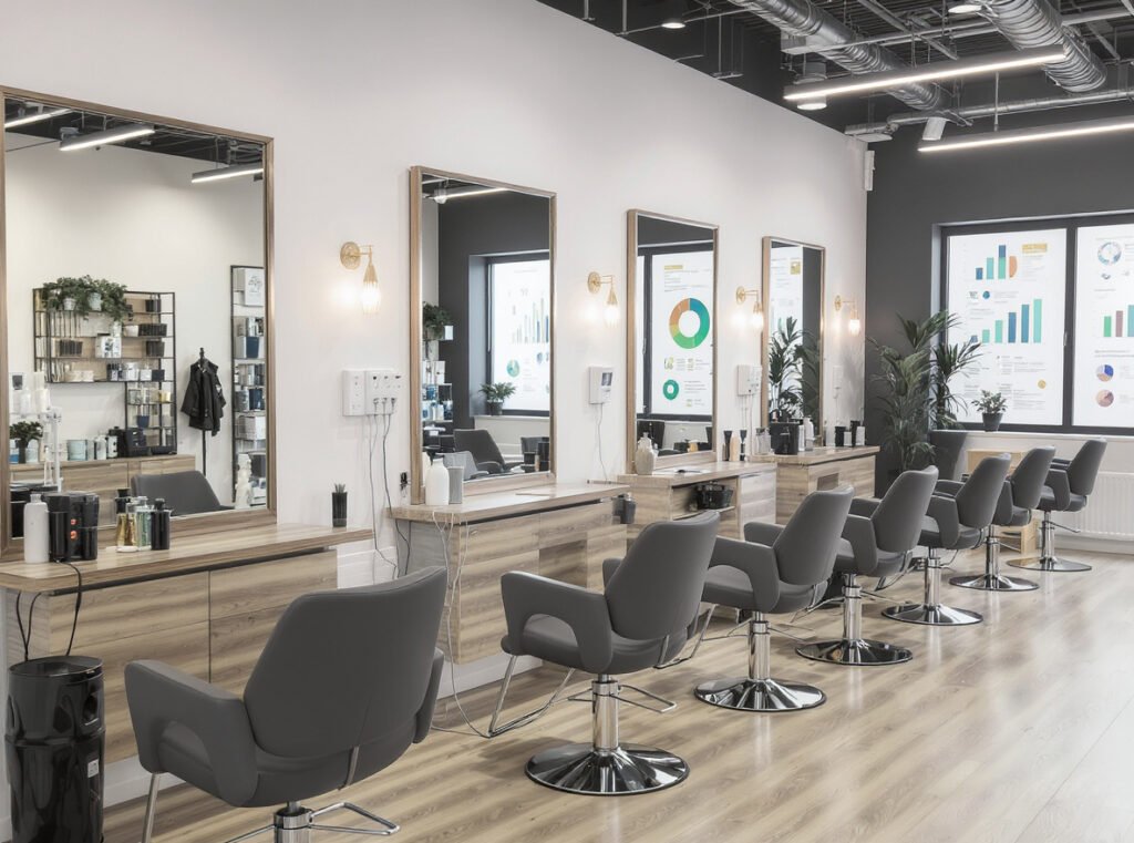 Professional salon electrical planning for multiple high-wattage hair dryers