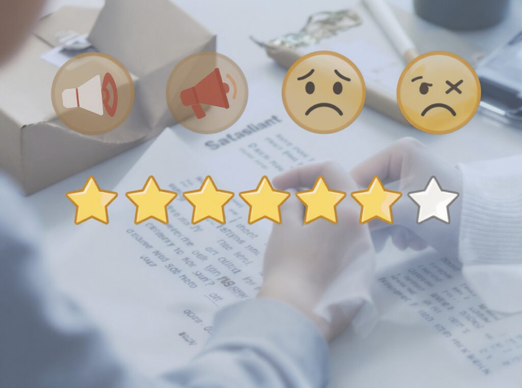 Hair dryer customer satisfaction impact from noise levels showing returns and satisfaction ratings