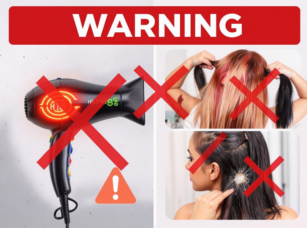 Common hair extension blow drying mistakes to avoid heat damage