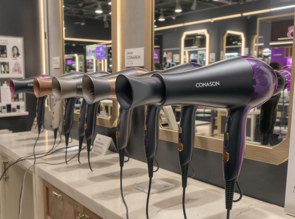 Best professional hair dryers for preventing overheating featuring Conason P1C and advanced safety technologies
