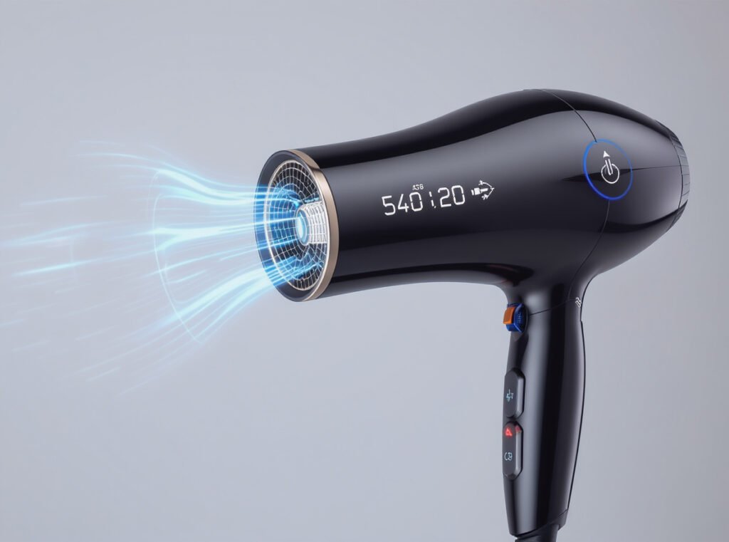 Advanced hair dryer technology for scalp health protection