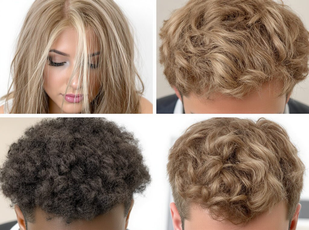 Different hair types and realistic blow-dry timing for morning routines