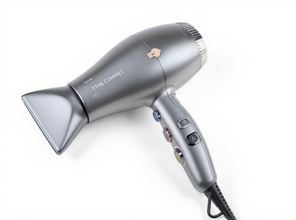 Professional hair dryer with ideal features for hood attachment compatibility