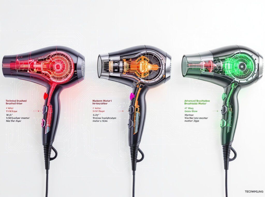 Comparison of EMF emissions from different hair dryer motor technologies